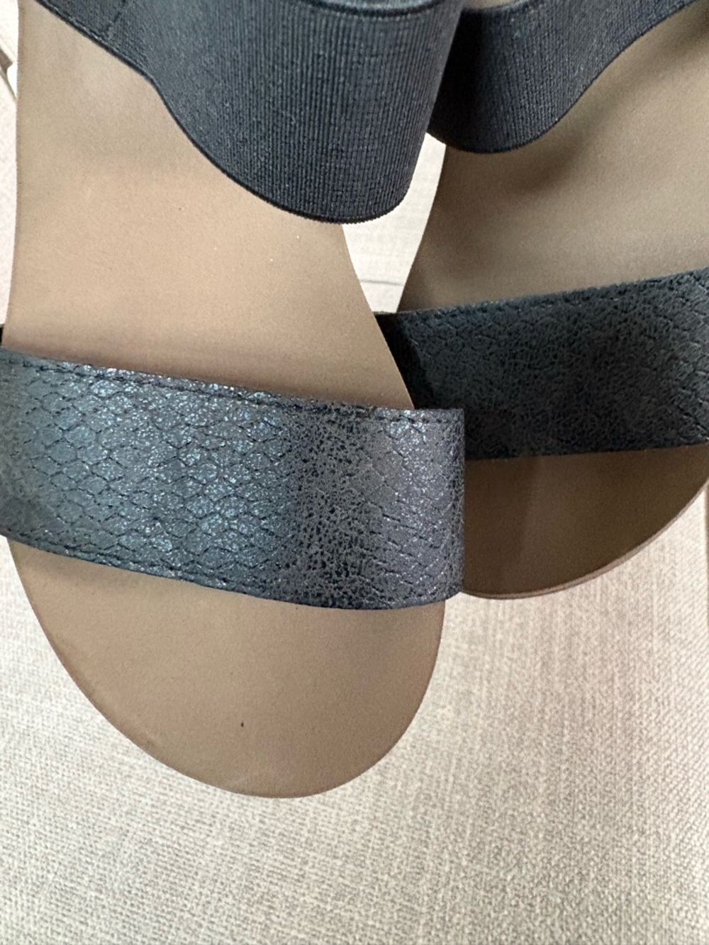 BOUTIQUE BY CORKYS “BANDIT” PLATFORM SANDAL, BLACK, 7 COMFORT MEMORY FOAM INSOLE - Picture 12 of 15